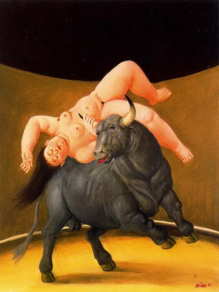 Rapto de Europa 2 Fernando Botero Oil Paintings